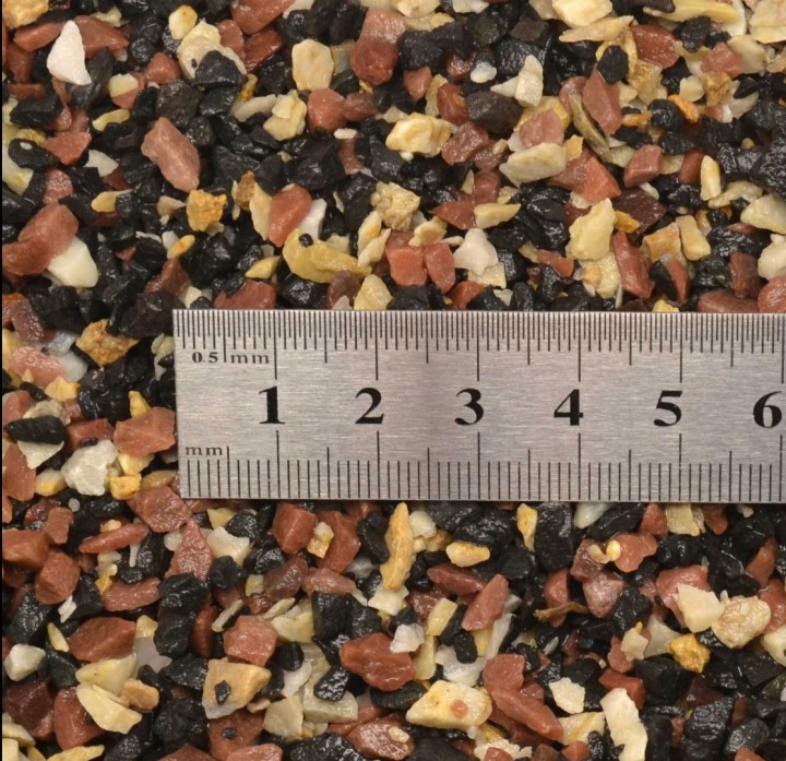 Грунт для акваріумів мультиколор окат 3 - 6мм, 10кг